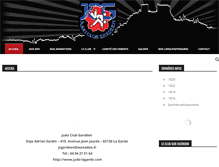 Tablet Screenshot of judo-lagarde.com
